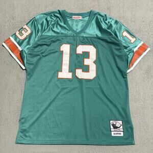 Mitchell & Ness Dan Marino #13 Miami Dolphins NFL Jersey Aqua Size XL Men’s